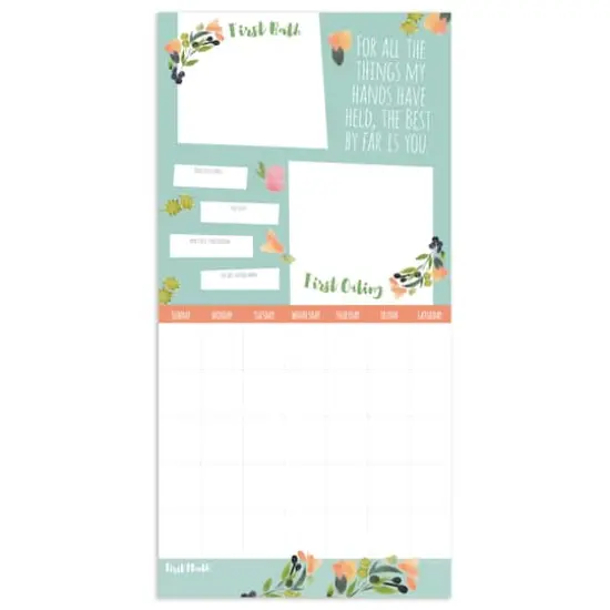 TF Publishing Baby's First Year Undated Keepsake Wall Calendar {5}