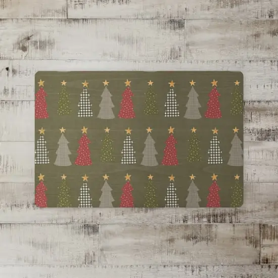 Green Tree Pattern Floor Mat {3}