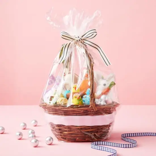 Small Clear Basket Gift Bags by Celebrate It&trade;, 24ct. {3}