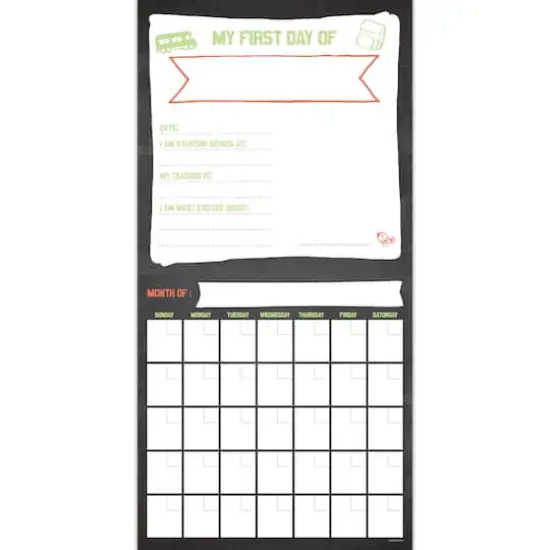 TF Publishing My School Year Undated Wall Calendar {4}