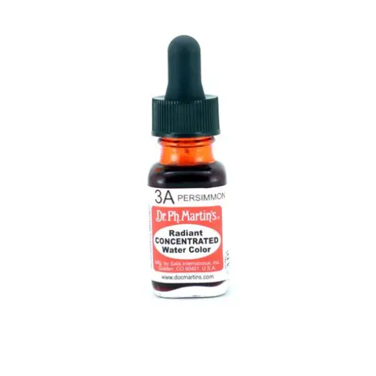 Dr. Ph. Martin's&reg; Radiant Concentrated Watercolor, 0.5oz. 3A Persimmon {1}