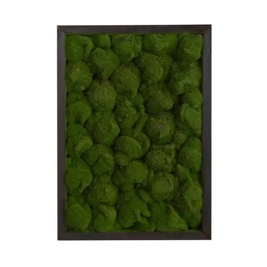 24" Artificial Moss Hanging Frame {1}
