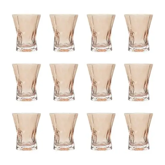Hello Honey&reg; 10oz. Plum Faceted Drinking Glasses, 12ct. {1}