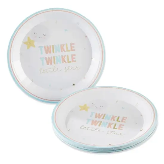 Kate Aspen&reg; 9'' Twinkle Twinkle Premium Paper Plates, 16ct. {1}