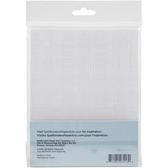 Spellbinders&reg; Plaid Company Embossing Folder {5}