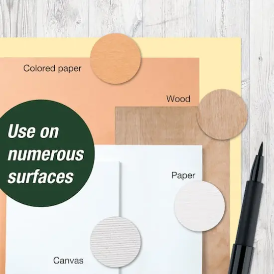 Faber-Castell&reg; PITT&reg; 8 Piece Black Artist Pen Set {6}