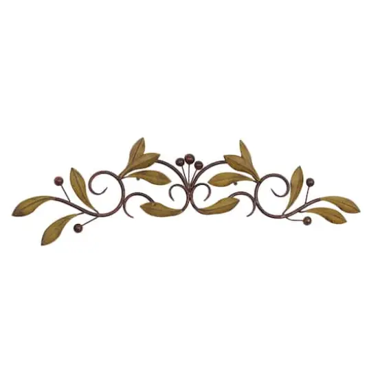 31" Green Metal Traditional Floral Wall D&eacute;cor {3}