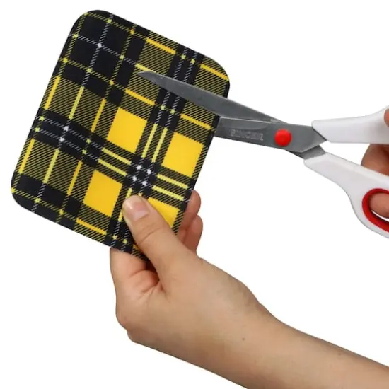 SINGER&reg; Decorative Print & Solid DIY Iron-On Fabric Patch Kit with 2 Bonus Stencils {8}