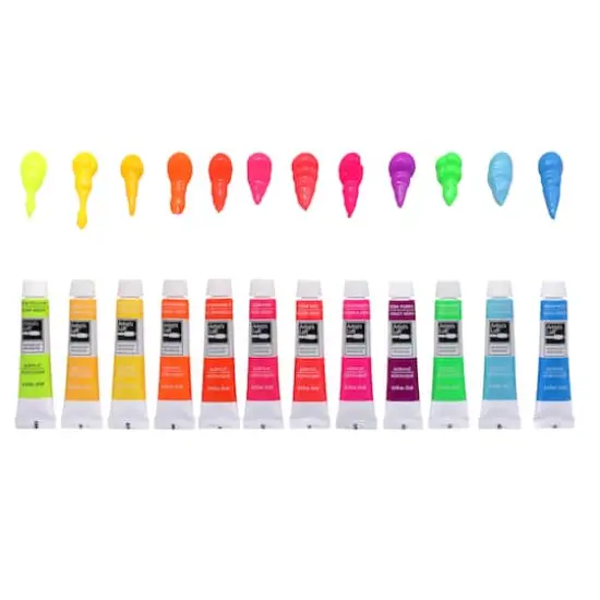 12 Color Neon Acrylic Paint Set by Artist's Loft&trade; Necessities&trade; {1}