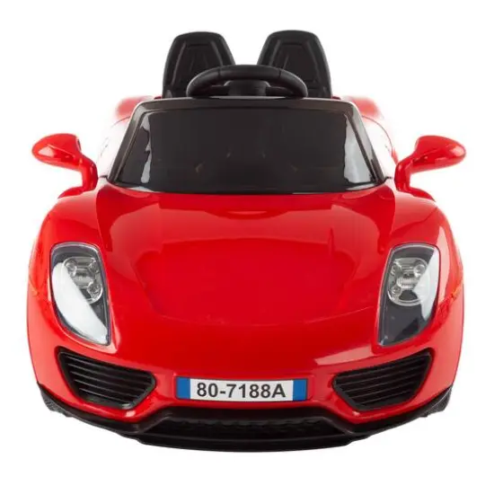 Toy Time Red Battery Powered Ride-On Sports Car {4}