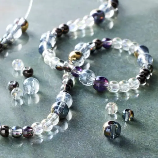 Multicolored Glass Round Beads by Bead Landing&trade; {3}