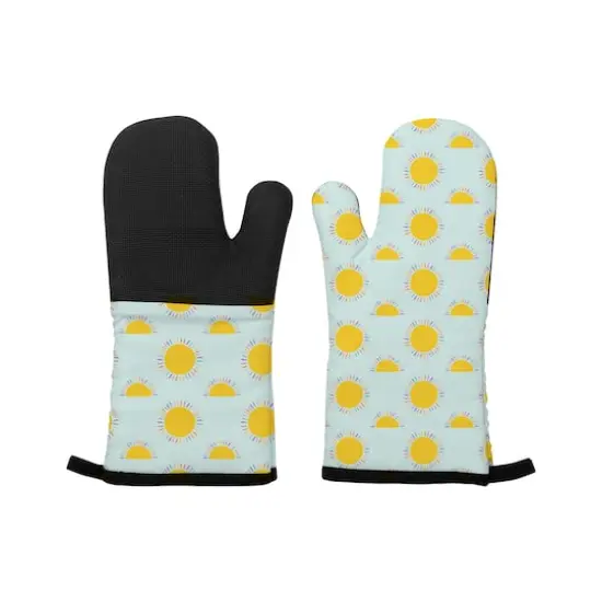 Craft Express Black & White Oven Glove Set {3}