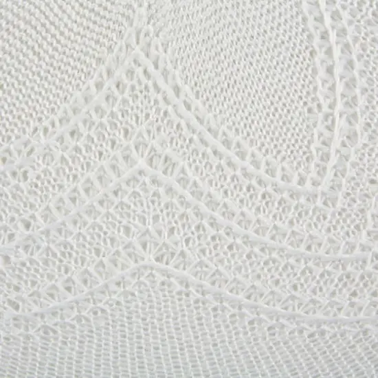 DII&reg; Woven Round Placemats, 6ct. White {4}