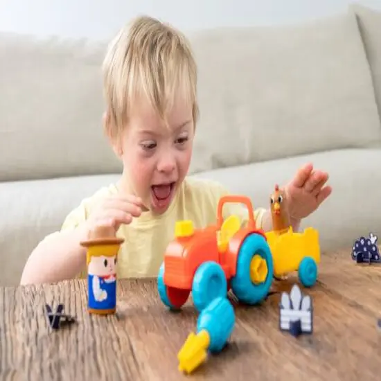 Educational Insights Design & Drill Bolt Buddies Tractor {5}