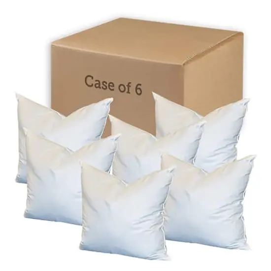 Feather-fil&reg; 6ct. Luxurious Feather & Down Pillow Inserts, 18" x 18" {3}