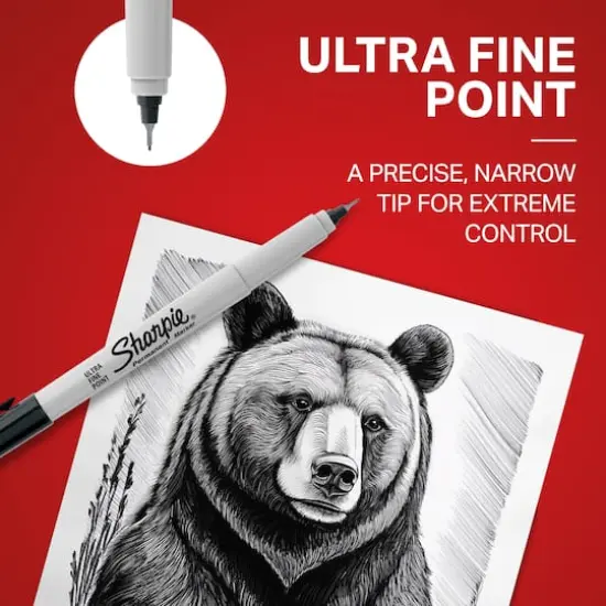 Sharpie&reg; Ultra Fine Point Permanent Markers, 5ct. {6}