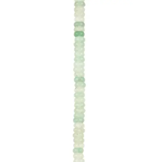 Light Green Dyed Aventurine Rondelle Beads, 4mm by Bead Landing&trade; {1}