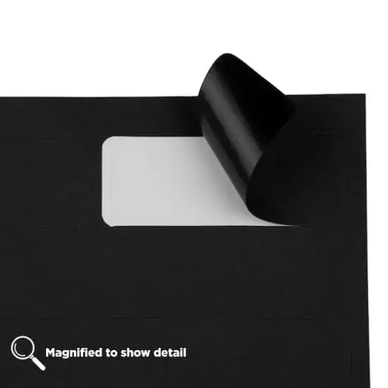 JAM Paper Standard Mailing Return Address Labels Black {6}