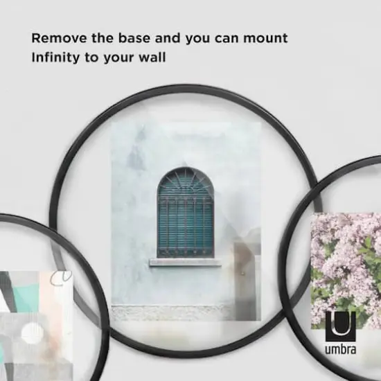 Umbra Black Infinity Round 5" X 7" Picture Frame {3}