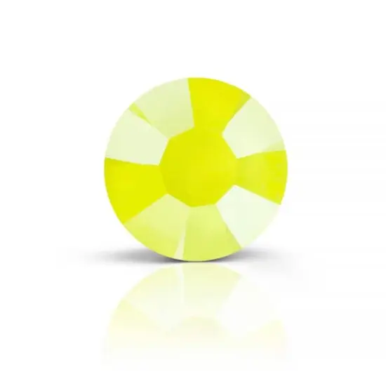 Preciosa MAXIMA SS12 Neon Flatback Czech Crystals, 144ct. Neon Yellow {1}