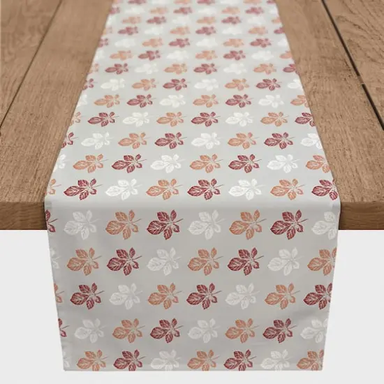 90" Stamp Leaf Table Runner  {4}