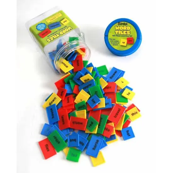 Eureka Tub of Word Tiles Learning Set {3}