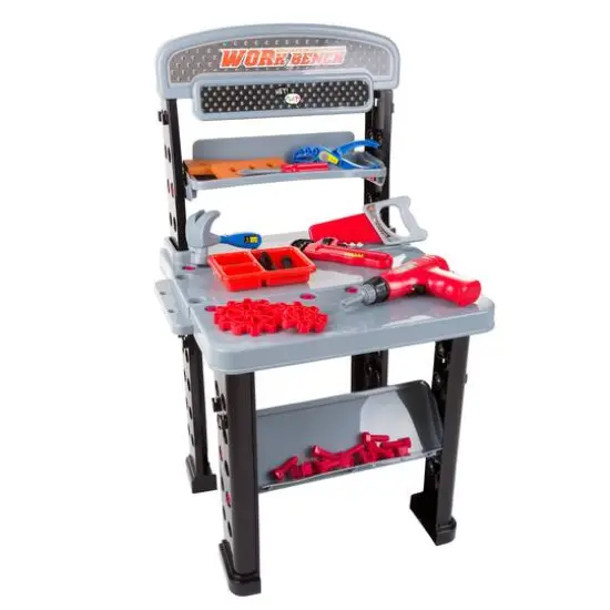 Toy Time Woodworking & Mechanic Workshop Tool Bench {1}