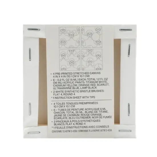 People Mini Canvas Painting Kit by Craft Smart&reg; {9}