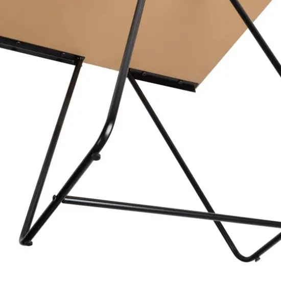 Honey Can Do Black Square Side Table {9}