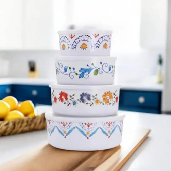 Gibson Home&reg; 8-Piece Anaya Round Nesting Food Storage Set {1}