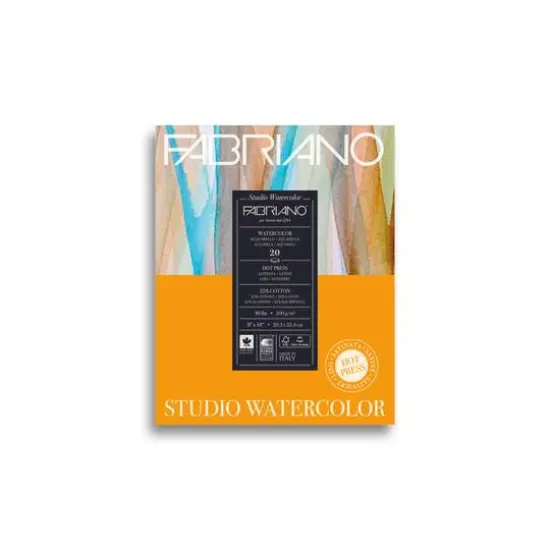 Fabriano&reg; Hot Press Studio Watercolor Pad {1}
