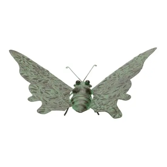 12.5" Iron Metal Butterfly Garden Accent {3}