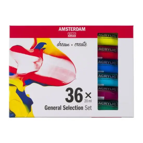 Amsterdam Acrylic 36 Color Paint Set, 20mL {1}