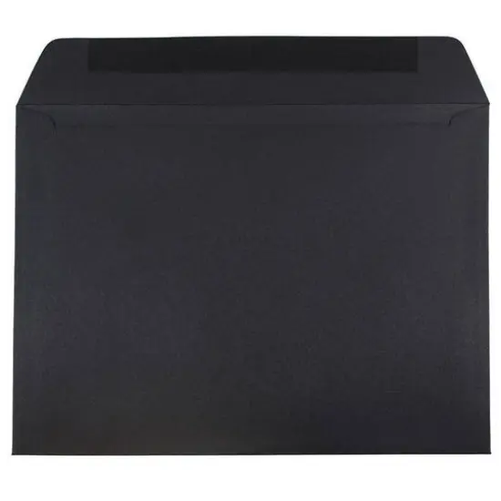 JAM Paper 9.5x12.62 Smooth Black Booklet Envelopes 25ct. {3}