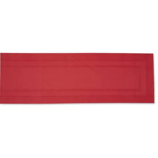 DII&reg; 72" Doubleframe Table Runner Tango Red {4}