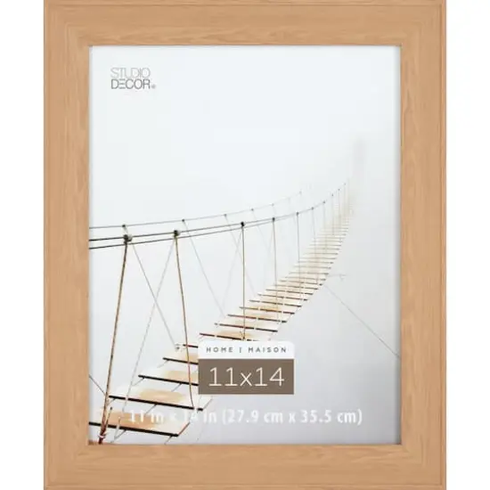 Home 11" x 14" Brown Natural Picture Frame by Studio D&eacute;cor&reg; {1}