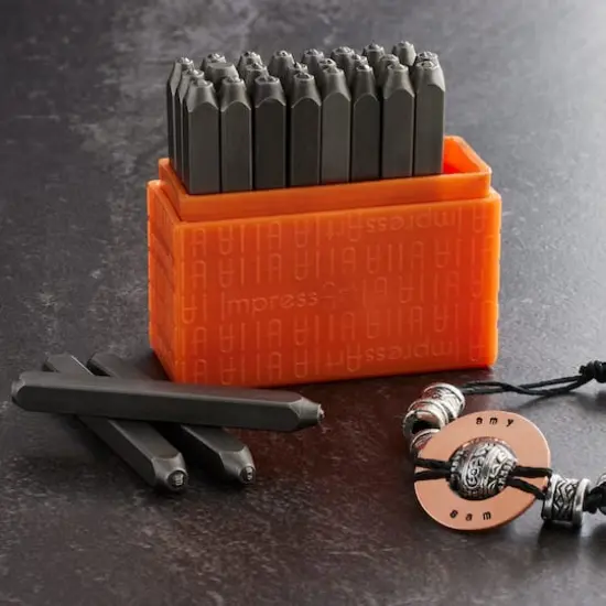 ImpressArt&reg; Basic Metal Stamps, Sans Serif Lowercase Letters {3}