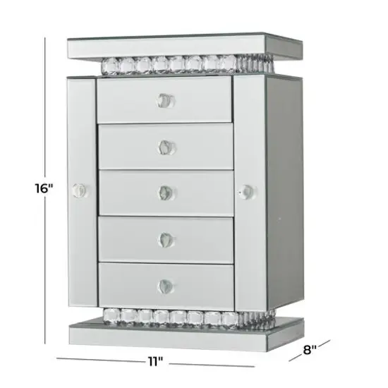 Silver Glam Jewelry Box {9}