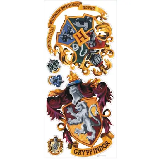 RoomMates Harry Potter Crest Peel & Stick Giant Wall Decals {3}