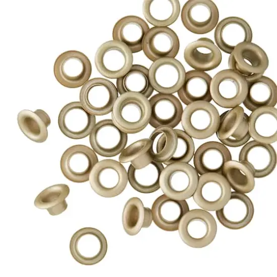 3/16" Eyelets by Loops & Threads&trade; Antique Brass {1}