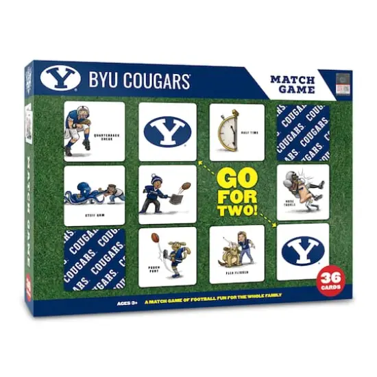 College Team Licensed Memory Match Game BYU Cougars {1}