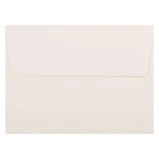 JAM Paper A6 Strathmore Invitation Envelopes, 50ct. Natural White Wove {1}