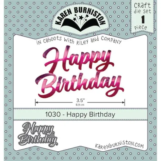 Karen Burniston Dies-Happy Birthday {3}