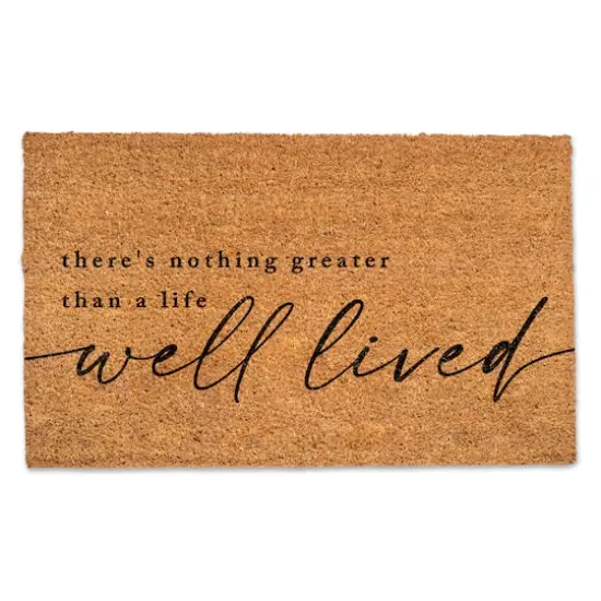 Life Well Lived 30" x 18" Door Mat {1}