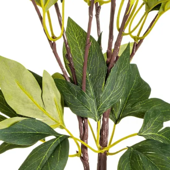 Artificial Red Peony Bush {5}