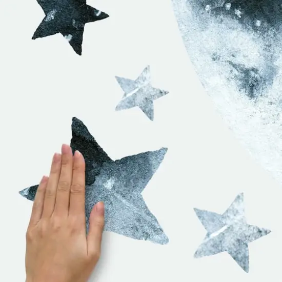 RoomMates Moon Glow In The Dark Peel & Stick Giant Decals {5}