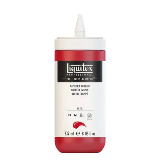 Liquitex&reg; Professional Soft Body Acrylic Color, 8oz. Naphthol Crimson {4}