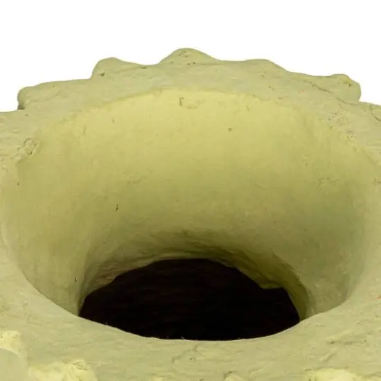 Hello Honey&reg; 17" Mint Handmade Paper Mache Vase with Embossed & Debossed Design {10}