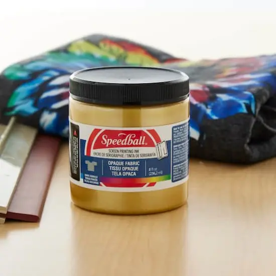 Speedball&reg; Fabric Screen Printing Ink Gold {3}