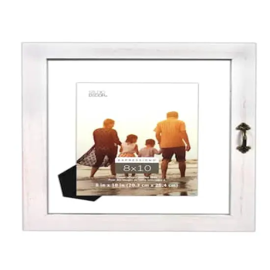 Expressions&trade; 8" x 10" White Window Float Frame by Studio D&eacute;cor&reg; {1}